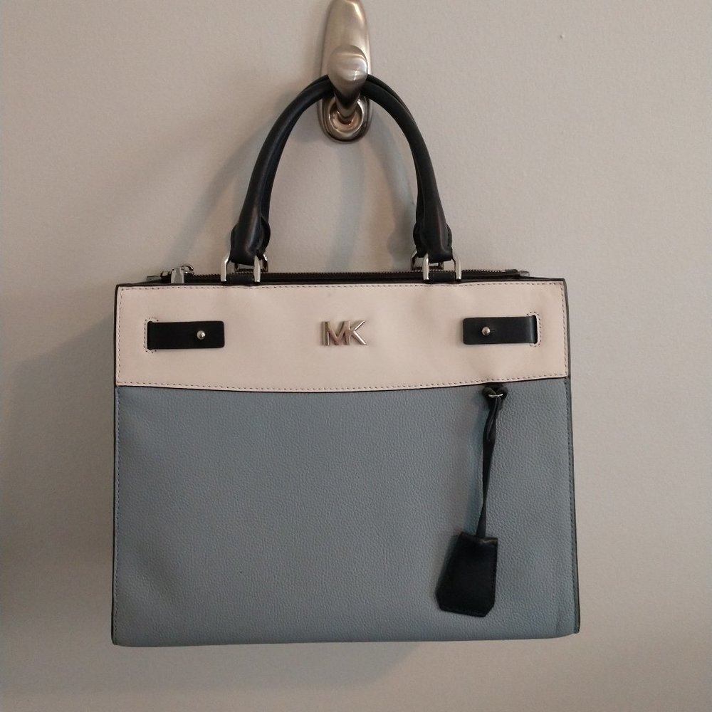 Michael Kors Blue Satchel Handbag